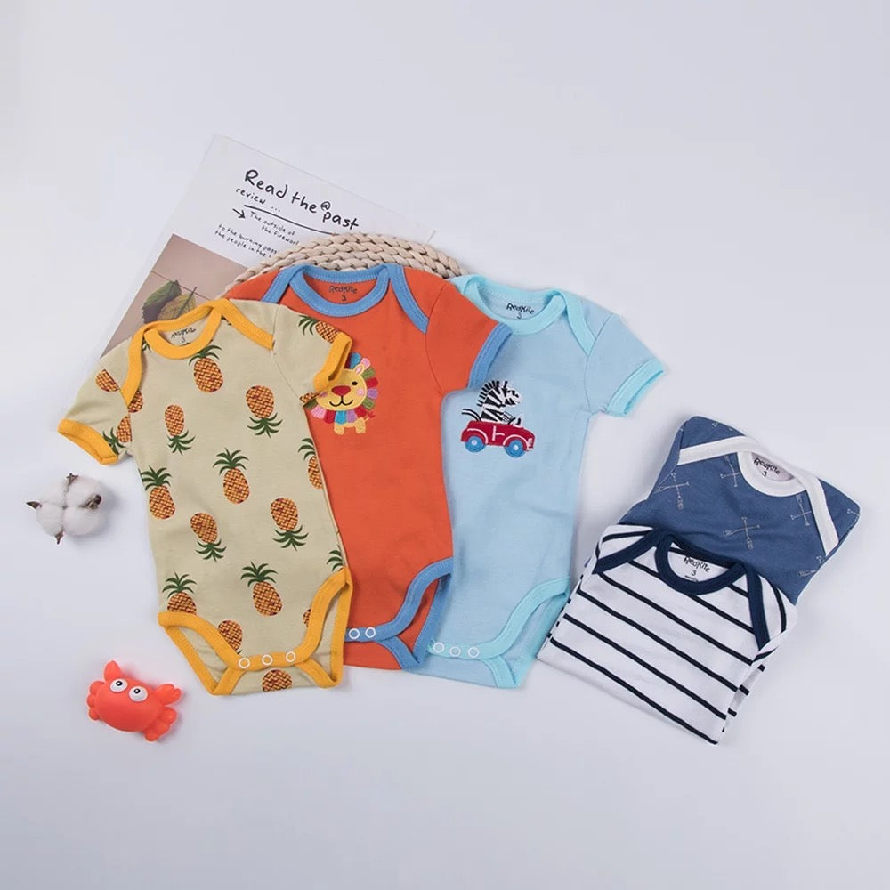 5PCS Baby Clothes Romper Set (100% soft cotton)