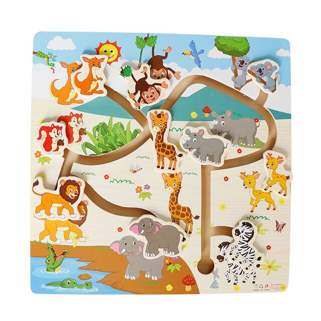Mookids farm, forest, traffic maze early learning toys