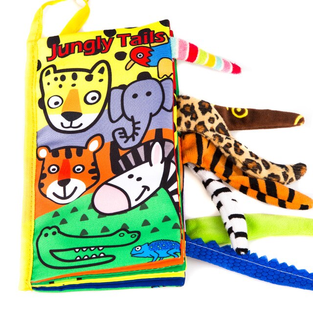 Kid 3D Animal Tails Cloth Book