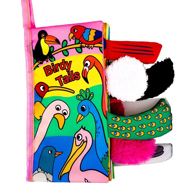 Kid 3D Animal Tails Cloth Book