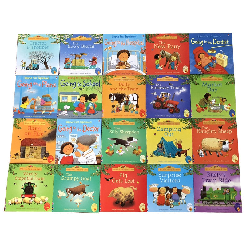 20Books/Set kids Usborne Picture Books